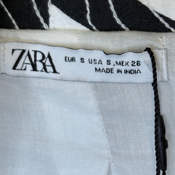 ZARA | NEW Retro Printed Quilted Zip Up Dual Pockets Comfy Oversized Jacket - Picture 12 of 16